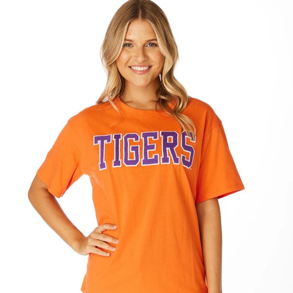 Stewart Simmons Tops - The Tigers Varsity Boyfriend Tee